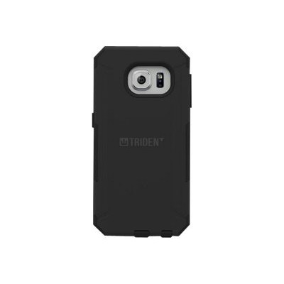 Trident Case AG SSGS6E BK000 Trident Aegis Series Back cover for cell phone rugged TPE hardened bio enchanced polycarbonate black for Samsung Galaxy