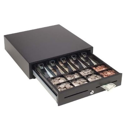 MMF Industries MMF VL1616E 04 VAL u Line Electronic cash drawer matte black