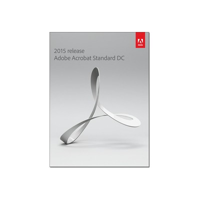 Adobe 65257524 Acrobat Standard DC 2015 Box pack 1 user DVD Reseller Use Only Win Universal English
