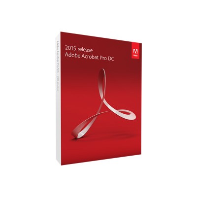 Adobe 65259139 Acrobat Pro DC 2015 Box pack upgrade 1 user DVD Win