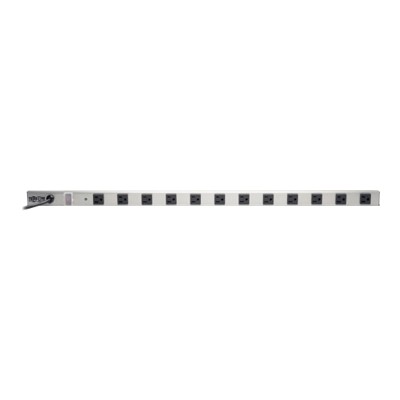 TrippLite PS361206 12 Outlet Vertical Power Strip 120V 15A 6 ft. Cord 5 15P 36 in.