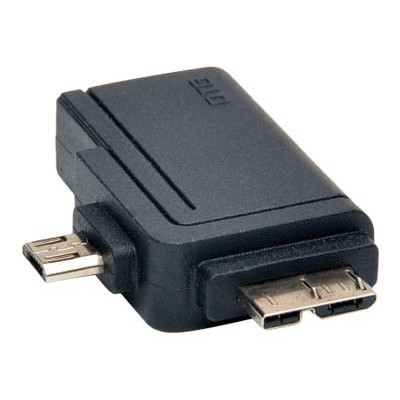 TrippLite U053 000 OTG 2 in 1 OTG Adapter USB 3.0 Micro B Male and USB 2.0 Micro B Male to USB A Female