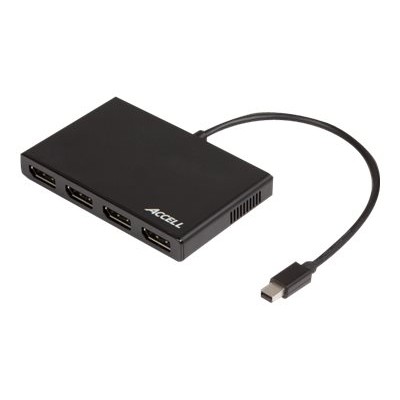 Accell K088B 007B UltraAV Mini DisplayPort Multi Display MST Hub Video audio splitter 4 x DisplayPort desktop