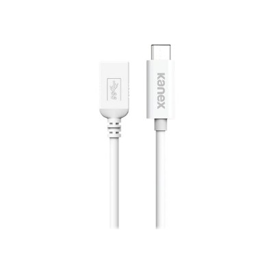 KANEX KU3CA107I USB adapter - USB Type C (M) to USB Type A (F) - USB 3.0 - 8.3 in - white KANEX KU3CA107I USB adapter - USB Type C (M) to USB Type A (F) - USB 3.0 - 8.3 in - white