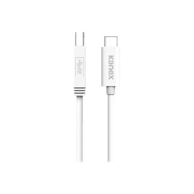 KANEX KU3CSB111M USB-C to Standard-B Cable - 4' (1.2M) - White - Connect a Printer Scanner or External Hard Drive to Your New MacBook KANEX KU3CSB111M USB-C to Standard-B Cable - 4' (1.2M) - White - Connect a Printer Scanner or External Hard Drive to Your New MacBook