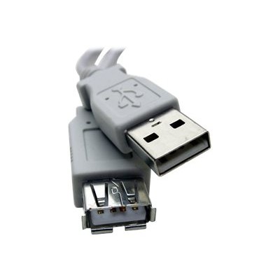 Professional Cable USBX 10 USBX 10 USB extension cable USB F to USB M USB 2.0 10 ft gray