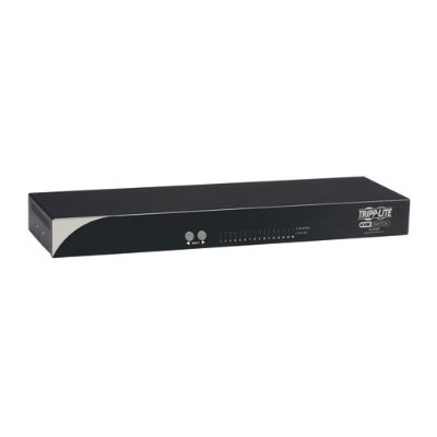TrippLite B072-016-1A NetCommander 16-Port Cat5 KVM Switch 1U Rack-Mount with PS2 to USB Input Adapter TrippLite B072-016-1A NetCommander 16-Port Cat5 KVM Switch 1U Rack-Mount with PS2 to USB Input Adapter