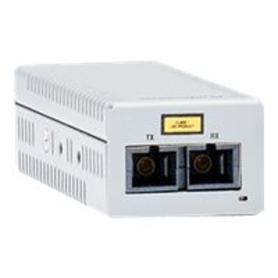 Allied Telesyn AT DMC100 SC AT DMC100 Fiber media converter Fast Ethernet 100Base FX 100Base TX RJ 45 SC multi mode up to 1.2 miles 1310 nm
