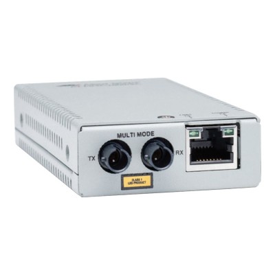 Allied Telesyn AT MMC2000 SC 90 AT MMC2000 SC Fiber media converter Gigabit Ethernet 10Base T 1000Base SX 100Base TX 1000Base T RJ 45 SC multi mode