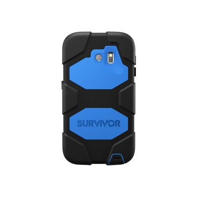 Griffin GB41130 Survivor All Terrain Protective case back cover for cell phone silicone polycarbonate black blue for Samsung GALAXY S6