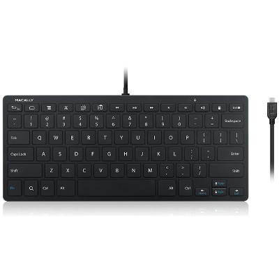 Macally Peripherals Wkeyand Wired Keyboard Designed For Micro Usb Android Devices