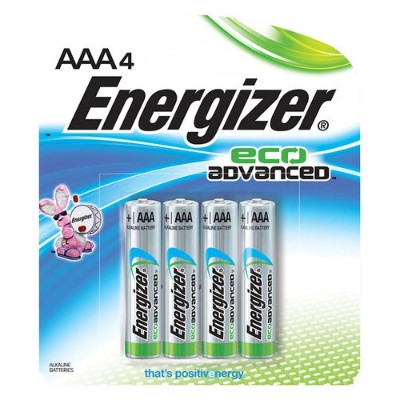 Energizer XR92BP 4 EcoAdvanced AAA Batteries 4 Pack
