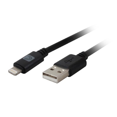 Comprehensive LTNG USBA 6PROBLK LIGHTNING TO USB A CABLE 6FT