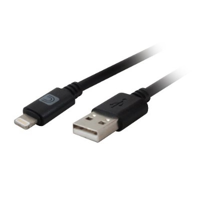 Comprehensive LTNG USBA 10PROBLK Pro AV IT Series Lightning cable USB M to Lightning M 3.9 in black for Apple iPad iPhone iPod Lightning