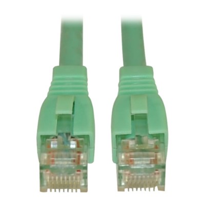 TrippLite N261 003 AQ Augmented Cat6 Cat6a Snagless 10G Certified Patch Cable RJ45 M M Aqua 3 ft.