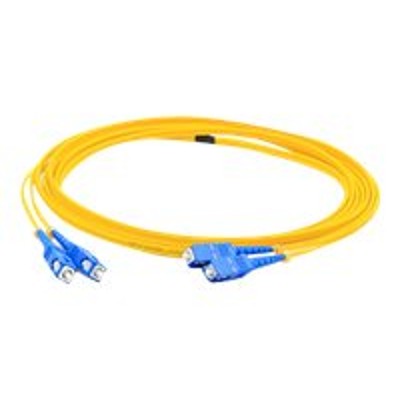 AddOn Computer Products ADD SC LC 50M9SMF 50m LC Male to SC Male Yellow OS1 Duplex LSZH Single Mode Fiber SMF Patch Cable