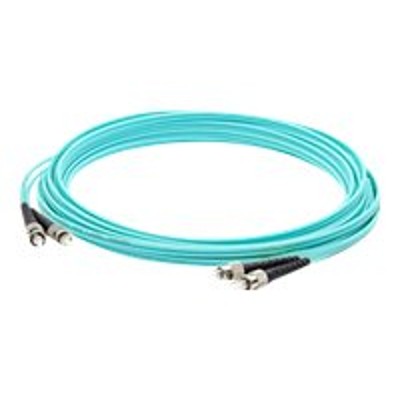 AddOn Computer Products ADD-ST-ST-2M5OM4 2m Laser-optimized Multi-Mode fiber (LOMM) Duplex ST/ST OM4 Aqua Patch Cable AddOn Computer Products ADD-ST-ST-2M5OM4 2m Laser-optimized Multi-Mode fiber (LOMM) Duplex ST/ST OM4 Aqua Patch Cable