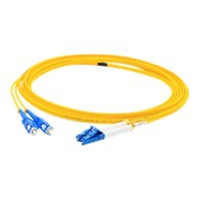 AddOn Computer Products ADD SC LC 25M9SMF 25m LC Male to SC Male Yellow OS1 Duplex LSZH Single Mode Fiber SMF Patch Cable