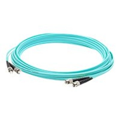 AddOn Computer Products ADD-ST-ST-7M5OM4 7m Laser-optimized Multi-Mode fiber (LOMM) Duplex ST/ST OM4 Aqua Patch Cable AddOn Computer Products ADD-ST-ST-7M5OM4 7m Laser-optimized Multi-Mode fiber (LOMM) Duplex ST/ST OM4 Aqua Patch Cable