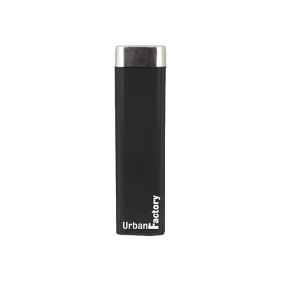 Urban Factory BAT31UF 2600 mAh Powerbank Lipstick Battery Black