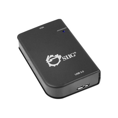 SIIG JU VG0511 S2 USB 3.0 to VGA External video adapter DisplayLink DL 3100N 512 MB DDR2 USB 3.0 D Sub black