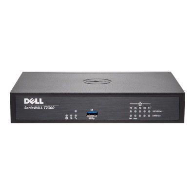 SonicWall 01 SSC 0575 TZ300 Security appliance with 2 years Comprehensive Gateway Security Suite 5 ports GigE Secure Upgrade Plus Program