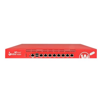 WatchGuard WGM30003 Firebox M300 - Security appliance - 8 ports - GigE - 1U - rack-mountable WatchGuard WGM30003 Firebox M300 - Security appliance - 8 ports - GigE - 1U - rack-mountable