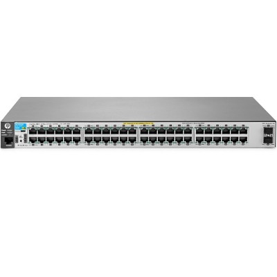 Hewlett Packard Enterprise J9853A Aruba 2530 48G PoE 2SFP Switch managed 48 x 10 100 1000 PoE 2 x 10 Gigabit SFP desktop rack mountable wall m
