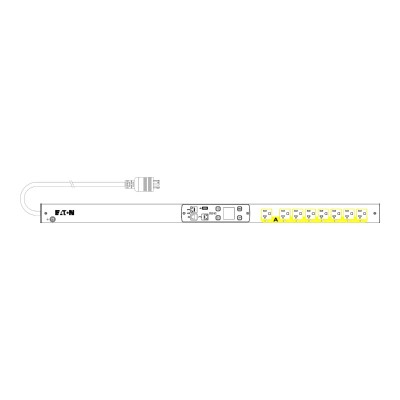 Eaton Corporation EMA113-10 ePDU G3 Managed - Power distribution unit (rack-mountable) - AC 120 V - 1.92 kW - Ethernet 10/100 RS-232 - input: NEMA 5-20P - outp Eaton Corporation EMA113-10 ePDU G3 Managed - Power distribution unit (rack-mountable) - AC 120 V - 1.92 kW - Ethernet 10/100 RS-232 - input: NEMA 5-20P - outp