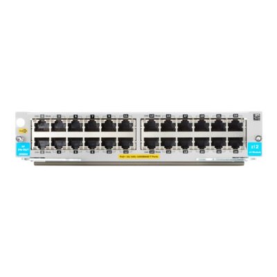 Hewlett Packard Enterprise J9986A Expansion module Gigabit Ethernet PoE x 24 for Aruba 5406R zl2 5406R 44G PoE 2SFP v2 5406R 44G PoE 4SFP v2 5406R