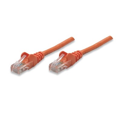 Intellinet Network Solutions 341509 1.5ft Cat5e RJ 45 Male RJ 45 Male UTP Patch Cable Orange