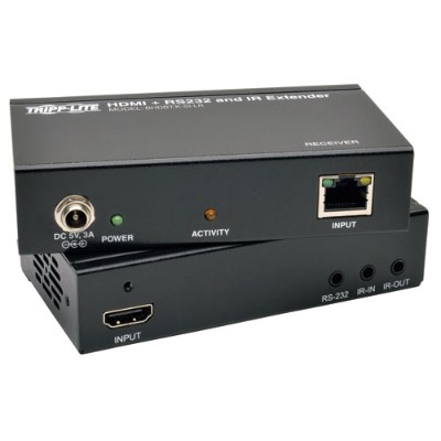 TrippLite BHDBT-K-SI-LR HDBaseT HDMI Over Cat5e/6/6a Extender Kit with Serial and IR Control 4Kx2K UHD / 1080p Up to 328-ft. (100M) TrippLite BHDBT-K-SI-LR HDBaseT HDMI Over Cat5e/6/6a Extender Kit with Serial and IR Control 4Kx2K UHD / 1080p Up to 328-ft. (100M)