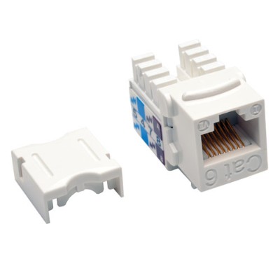 TrippLite N238-025-WH Cat6/Cat5e 110 Style Punch Down Keystone Jack - White 25-Pack TrippLite N238-025-WH Cat6/Cat5e 110 Style Punch Down Keystone Jack - White 25-Pack