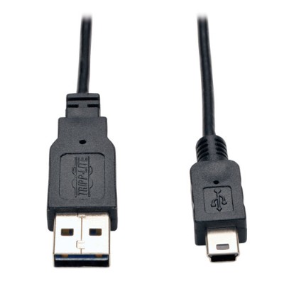 TrippLite UR022-006-SLIM Universal Reversible USB 2.0 Hi-Speed Super Slim Cable (Reversible A to B M/M) 6-ft. TrippLite UR022-006-SLIM Universal Reversible USB 2.0 Hi-Speed Super Slim Cable (Reversible A to B M/M) 6-ft.
