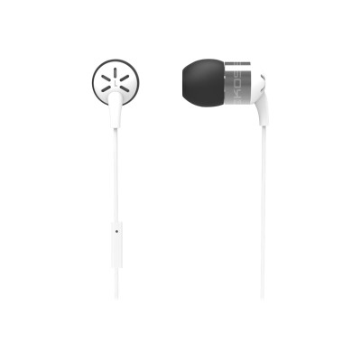Koss Corporation KEB25I WHITE Form-Fitting Aluminum In-Ear Headphones with Microphone - White Koss Corporation KEB25I WHITE Form-Fitting Aluminum In-Ear Headphones with Microphone - White