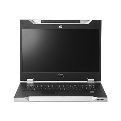 Hewlett Packard Enterprise AF630A LCD8500 KVM console USB 18.51 18.51 viewable rack mountable 1600 x 1200 187 cd m² 700 1 16 ms silver 1U