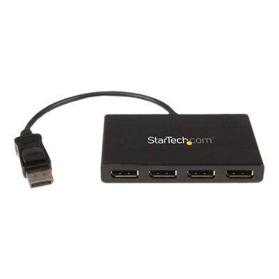 StarTech.com MSTDP124DP DisplayPort to DisplayPort Multi Monitor Splitter 4 Port MST Hub DP 1.2 to 4x DP MST Hub