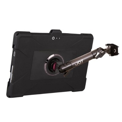 The Joy Factory Mwm106 Magconnect Edge M Headrest Carbon Fiber Mount For Surface Pro 3 With Ultra-slim Rugged Case