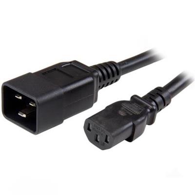 StarTech.com PXTC13C20146 6 ft Heavy Duty 14 AWG Computer Power Cord C13 to C20 14 AWG Power Cable C13 to C20 Power Cord