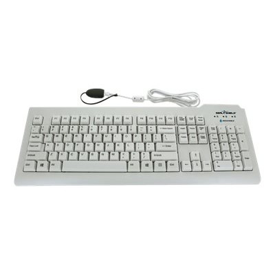 Seal Shield SSWKSV207L Silver Waterproof - Keyboard - USB - US - English (QWERTY) - white Seal Shield SSWKSV207L Silver Waterproof - Keyboard - USB - US - English (QWERTY) - white