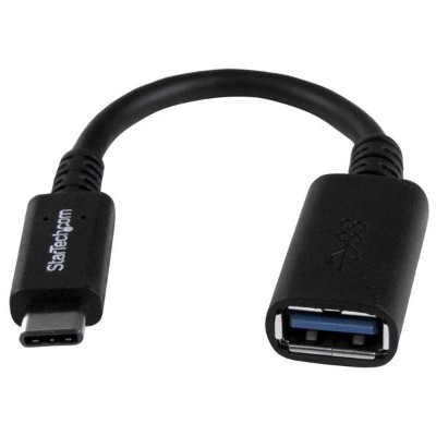 StarTech.com USB31CAADP 6in USB C to USB A Adapter Cable M F USB 3.0 USB Type C to USB Type A Adapter