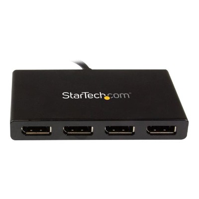StarTech.com MSTMDP124DP Mini DisplayPort to DisplayPort Multi Monitor Splitter 4 Port MST Hub mDP 1.2 to 4x DP MST Hub