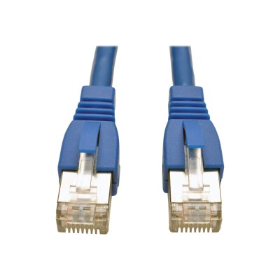 TrippLite N262-007-BL Augmented Cat6 (Cat6a) Shielded (STP) Snagless 10G Certified Patch Cable (RJ45 M/M) - Blue 7ft TrippLite N262-007-BL Augmented Cat6 (Cat6a) Shielded (STP) Snagless 10G Certified Patch Cable (RJ45 M/M) - Blue 7ft