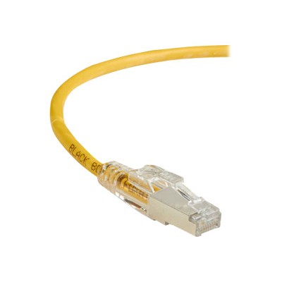 Black Box C6PC70S-YL-25 GigaTrue 3 - Patch cable - RJ-45 (M) to RJ-45 (M) - 25 ft - SFTP - CAT 6 - booted stranded - yellow Black Box C6PC70S-YL-25 GigaTrue 3 - Patch cable - RJ-45 (M) to RJ-45 (M) - 25 ft - SFTP - CAT 6 - booted stranded - yellow