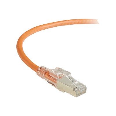 Black Box C6PC70S-OR-02 GigaTrue 3 - Patch cable - RJ-45 (M) to RJ-45 (M) - 2 ft - SFTP - CAT 6 - booted stranded - orange Black Box C6PC70S-OR-02 GigaTrue 3 - Patch cable - RJ-45 (M) to RJ-45 (M) - 2 ft - SFTP - CAT 6 - booted stranded - orange