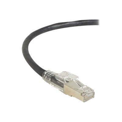Black Box C6PC70S-BK-25 GigaTrue 3 - Patch cable - RJ-45 (M) to RJ-45 (M) - 25 ft - SFTP - CAT 6 - booted stranded - black Black Box C6PC70S-BK-25 GigaTrue 3 - Patch cable - RJ-45 (M) to RJ-45 (M) - 25 ft - SFTP - CAT 6 - booted stranded - black