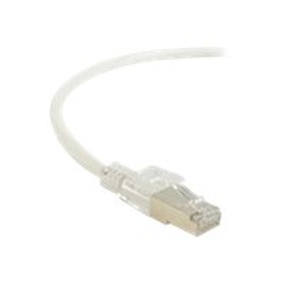 Black Box C6PC70S-WH-01 GigaTrue 3 - Patch cable - RJ-45 (M) to RJ-45 (M) - 1 ft - SFTP - CAT 6 - booted stranded - white Black Box C6PC70S-WH-01 GigaTrue 3 - Patch cable - RJ-45 (M) to RJ-45 (M) - 1 ft - SFTP - CAT 6 - booted stranded - white