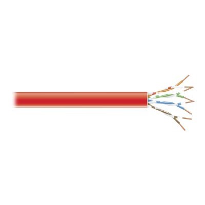 Black Box C6-CMP-SLD-RD Connect - Bulk cable - 1000 ft - UTP - CAT 6 - plenum solid - red Black Box C6-CMP-SLD-RD Connect - Bulk cable - 1000 ft - UTP - CAT 6 - plenum solid - red