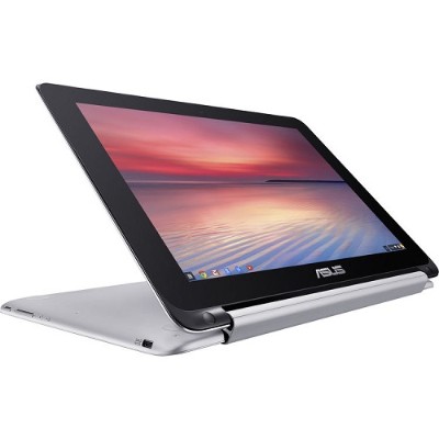 ASUS C100PA DB02 Chromebook Flip C100PA DB02 Rockchip 3288 C Quad Core 1.8GHz Notebook PC 4GB RAM 16GB SSD 10.1 IPS 802.11ac Silver