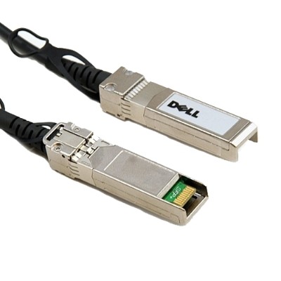 Dell 470 AAVJ 10GbE Copper Twinax Direct Attach Cable Direct attach cable SFP M to SFP M 10 ft twinaxial for PowerEdge R220 R230 R330 R420 R